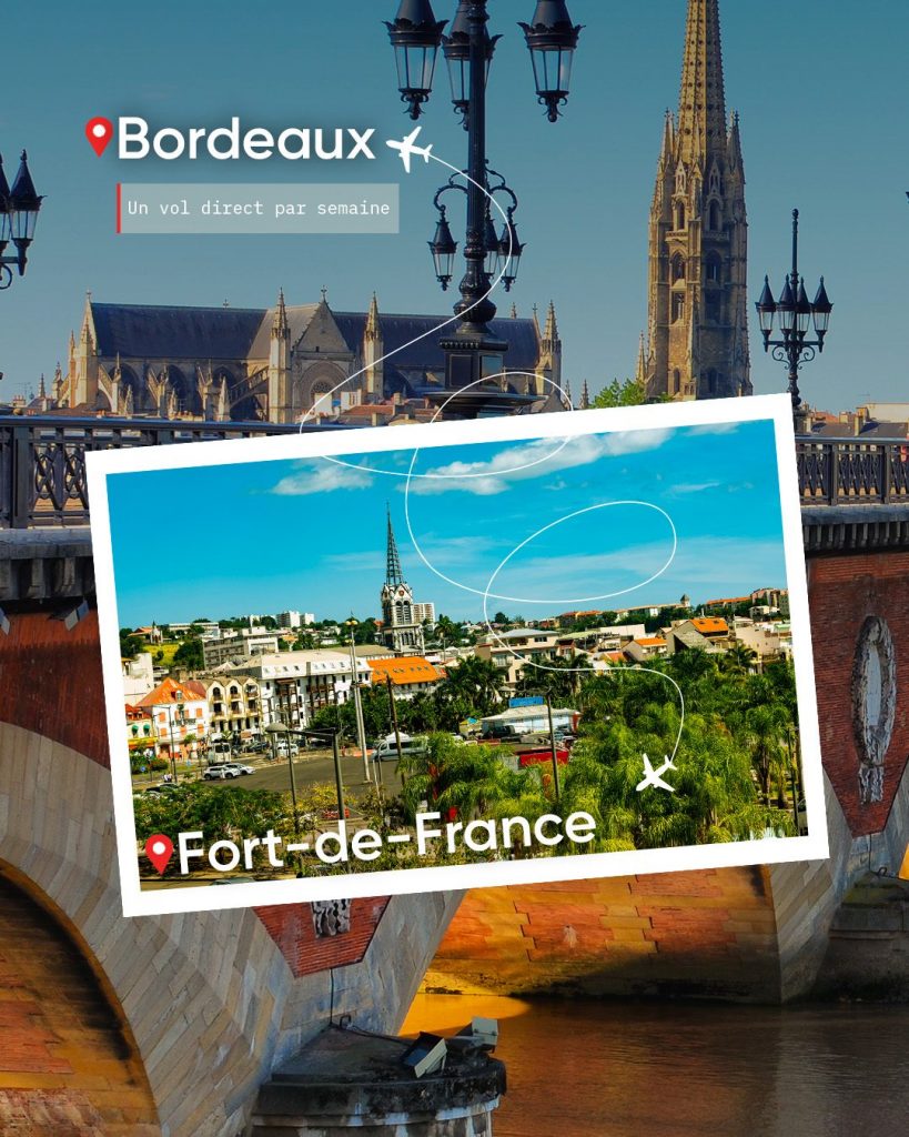 La Martinique, Destination Privilégiée : Corsair Lance un Vol Direct Bordeaux – Fort-de-France