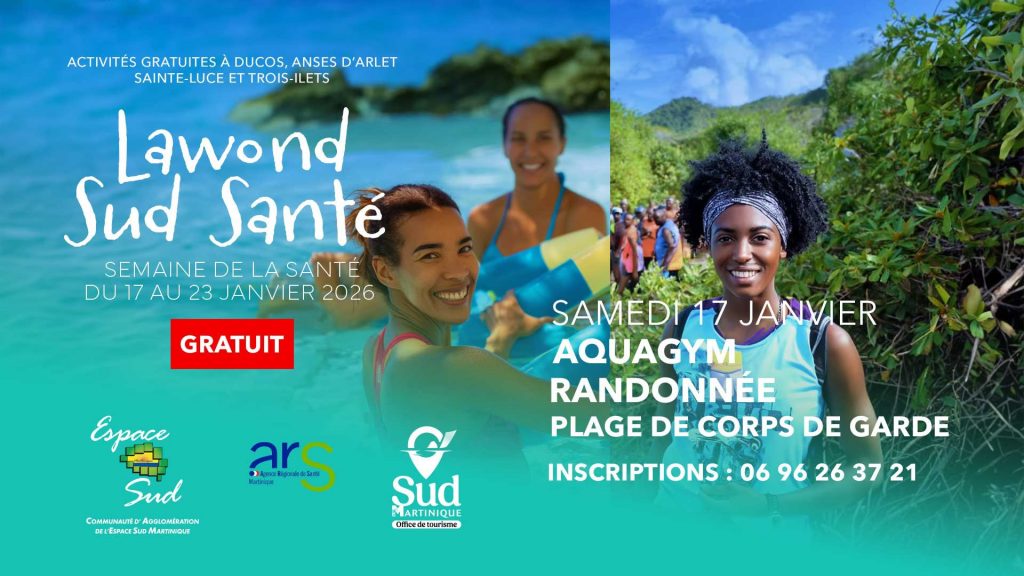 Envie de démarrer l’année 2026 du bon pied en Martinique ?  L’Espace Sud lance la première édition de « Lawond Sud Santé ».