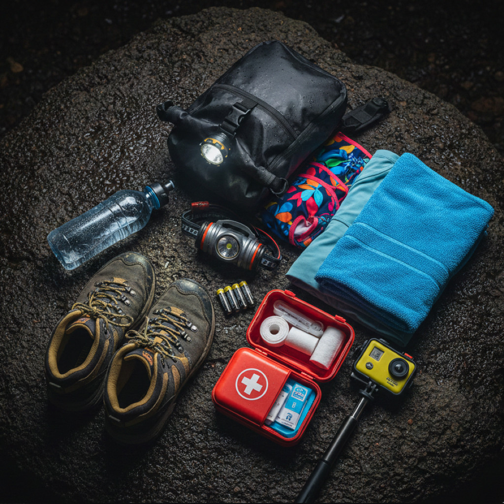 Équipements essentiels pour l&rsquo;exploration des grottes de Lifou en Nouvelle-Calédonie