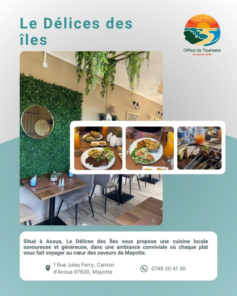 Délices des Îles à Acoua : l&rsquo;escale gourmande incontournable à Mayotte, région Outre-mer