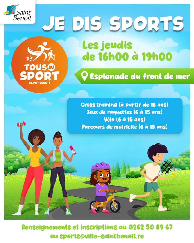 Je dis Sports : Bougez gratuitement sur le front de mer à la Réunion, Outre-mer