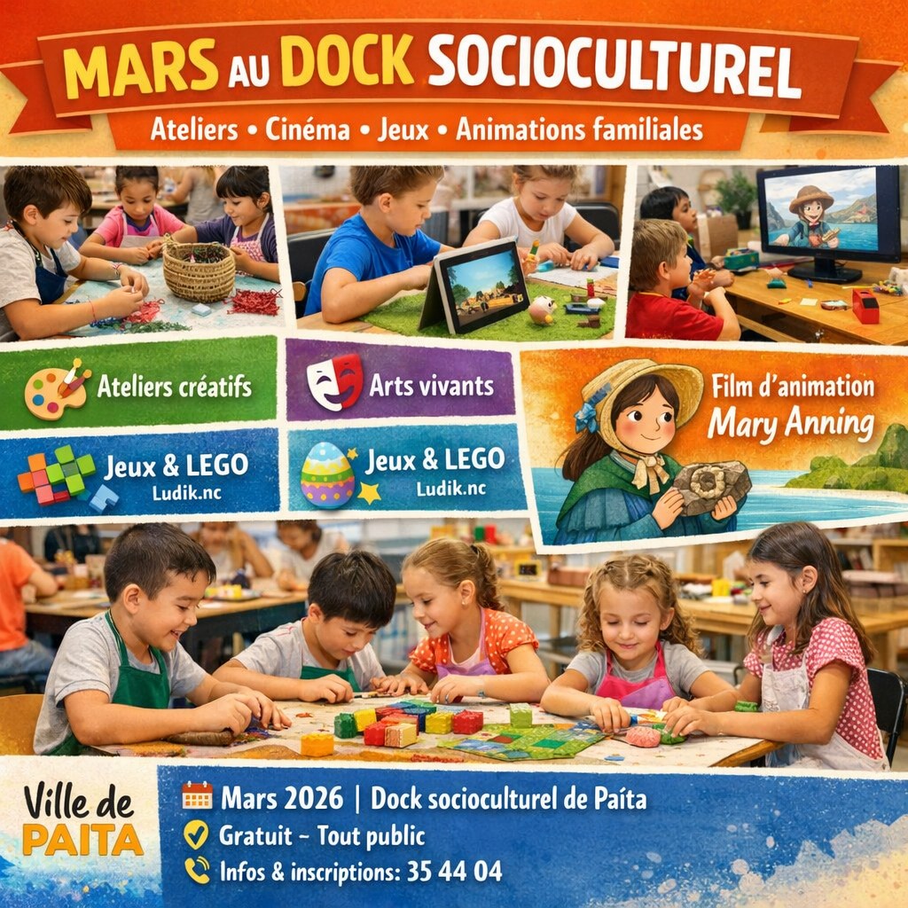 Sorties culturelles et loisirs en Nouvelle-Calédonie, Outre-mer : le programme de Païta