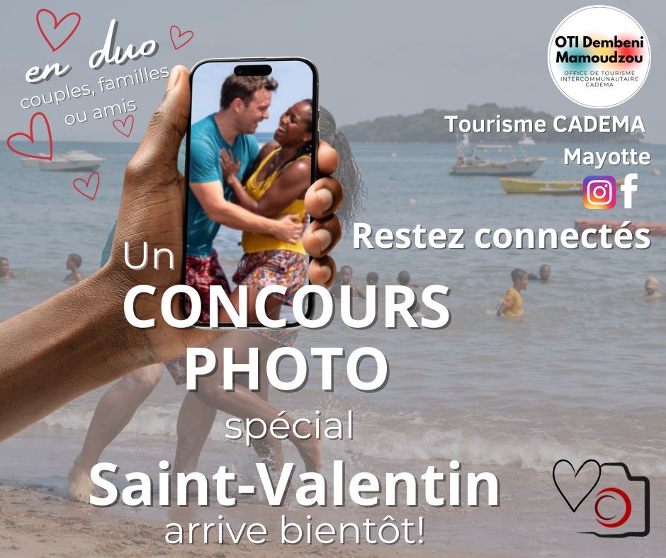 Concours photo Saint-Valentin 2026 : célébrez l&rsquo;amour et l&rsquo;amitié à Mayotte