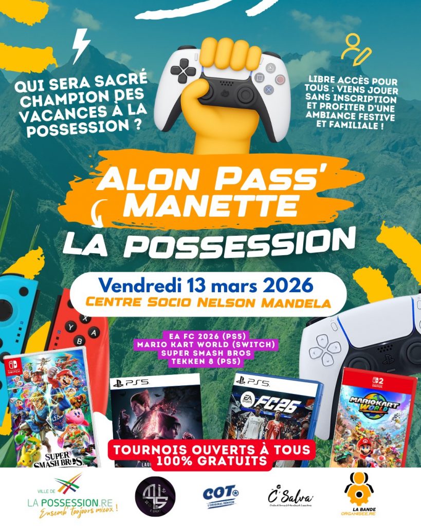 Ville de La Possession : Alon Pass’Manette dynamise l&rsquo;esport à La Réunion en Outre-mer