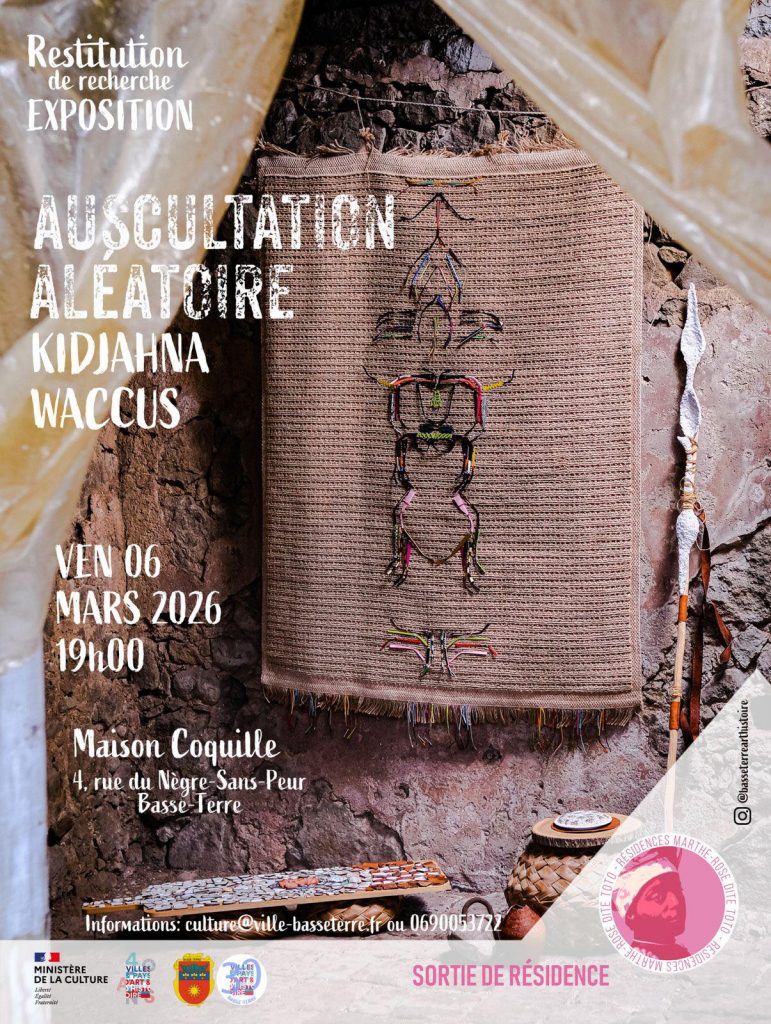 Auscultation Aléatoire par Kidjhana Waccus à la Ville de Basse-Terre : Art et spiritualité en Guadeloupe