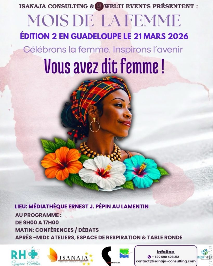Célébrez le leadership au féminin à la Médiathèque du Lamentin en Guadeloupe, votre région d&rsquo;Outre-mer