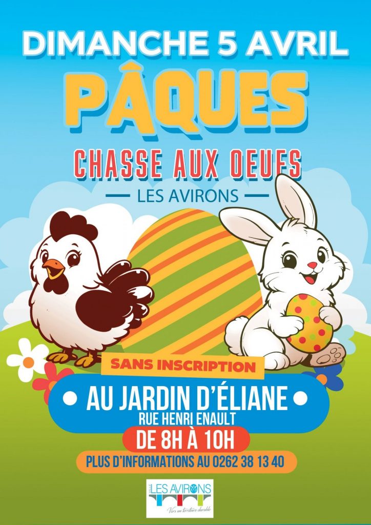 Chasse aux œufs à la Ville des Avirons : vivez Pâques en Outre-mer à La Réunion