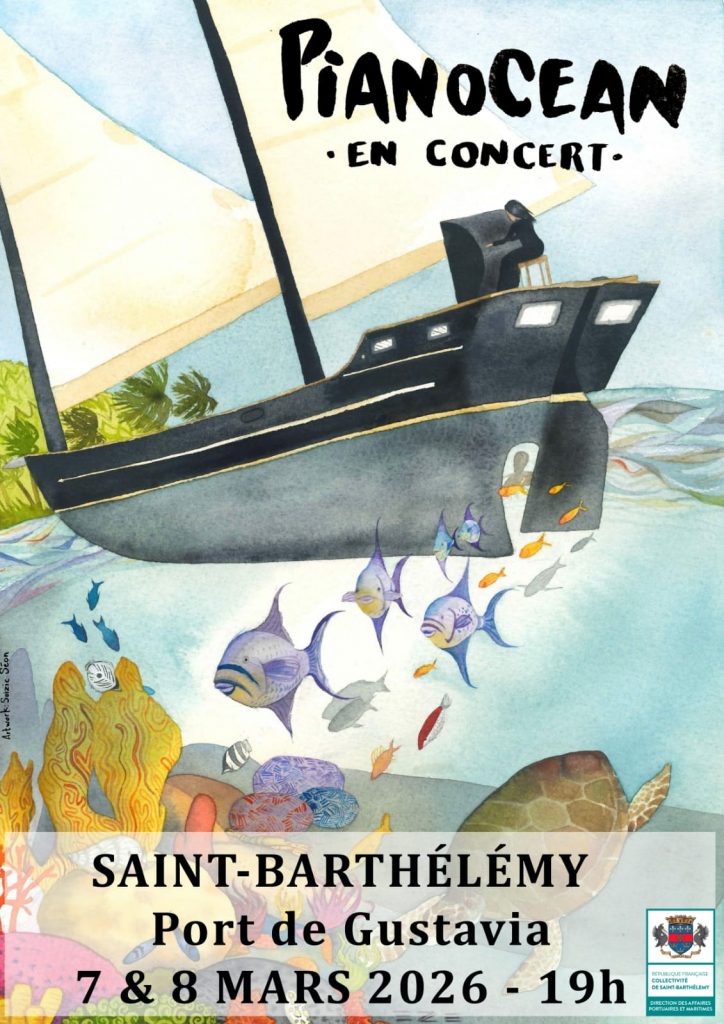 Concert de Piano au Port de Gustavia : la Collectivité de Saint-Barthélemy s&rsquo;illumine en Outre-mer