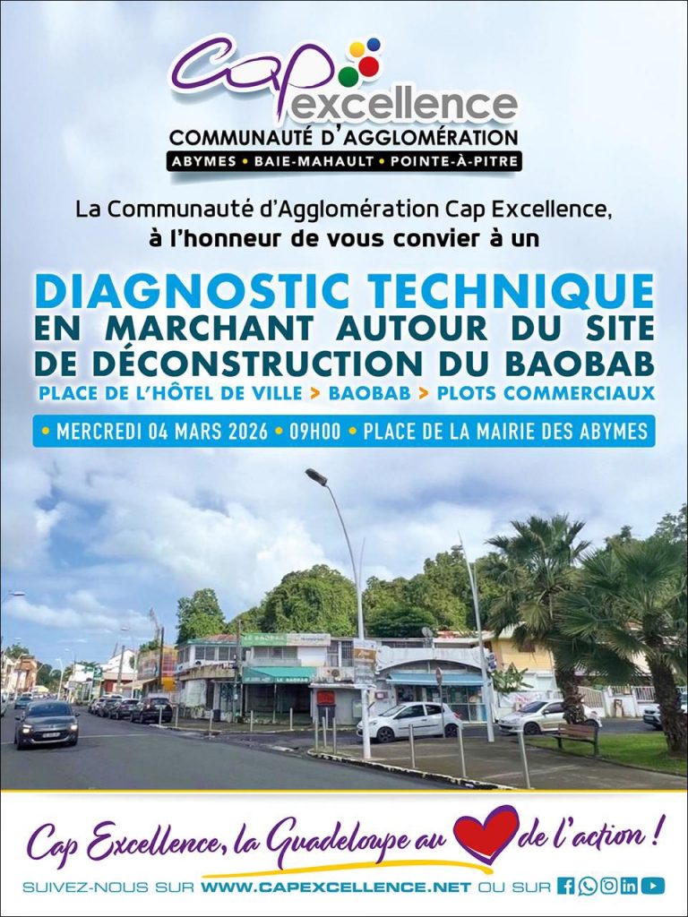 Diagnostic au site du Baobab avec Cap Excellence : l&rsquo;urbanisme de Guadeloupe en Outre-mer