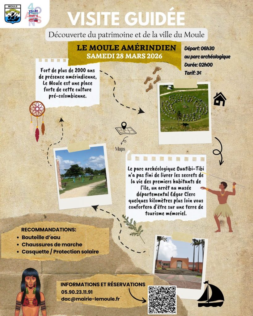 Explorez le passé amérindien avec la Ville du Moule et l&rsquo;Outre-mer en Guadeloupe