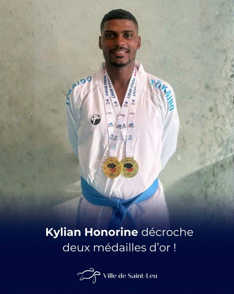 Karaté : Kylian Honorine double champion de La Réunion et fierté de l&rsquo;Outre-mer