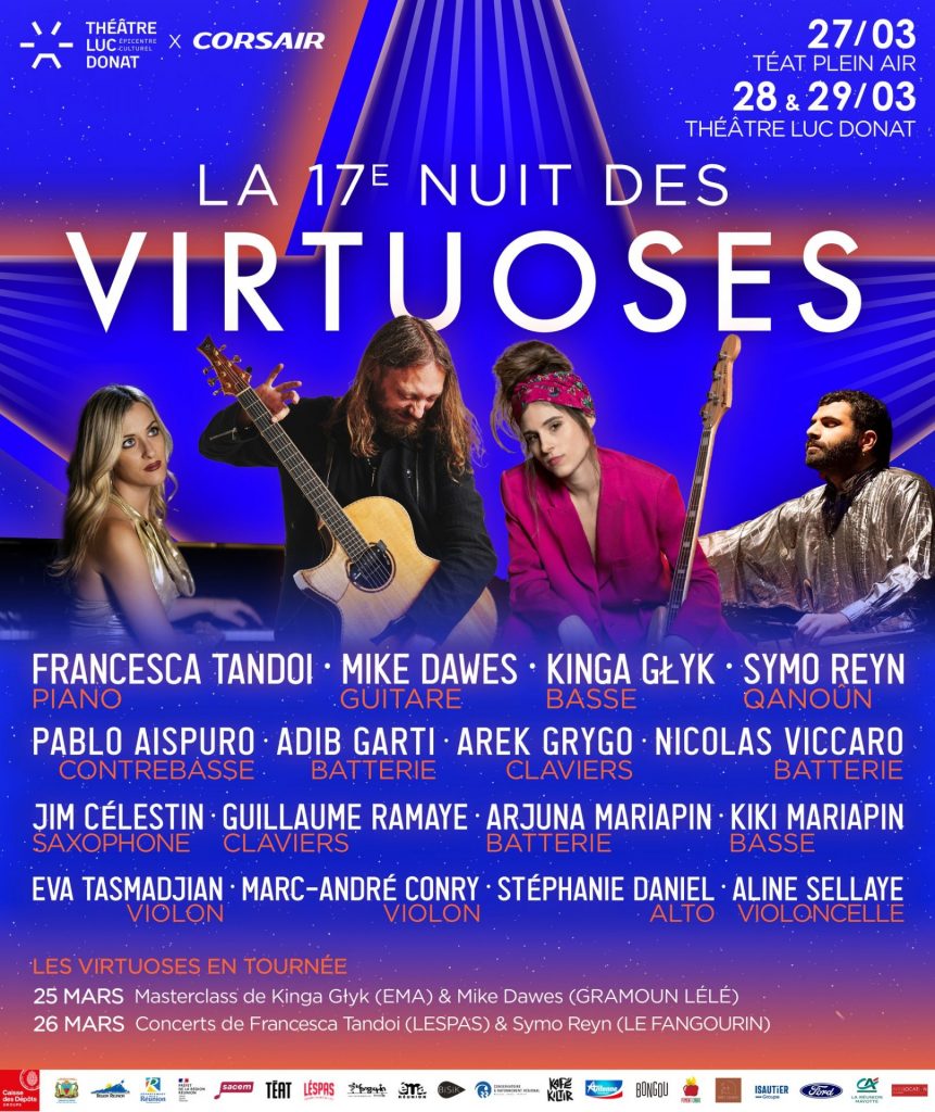 La 17e Nuit des Virtuoses à La Réunion : un événement mondial au Théâtre Luc Donat en Outre-mer
