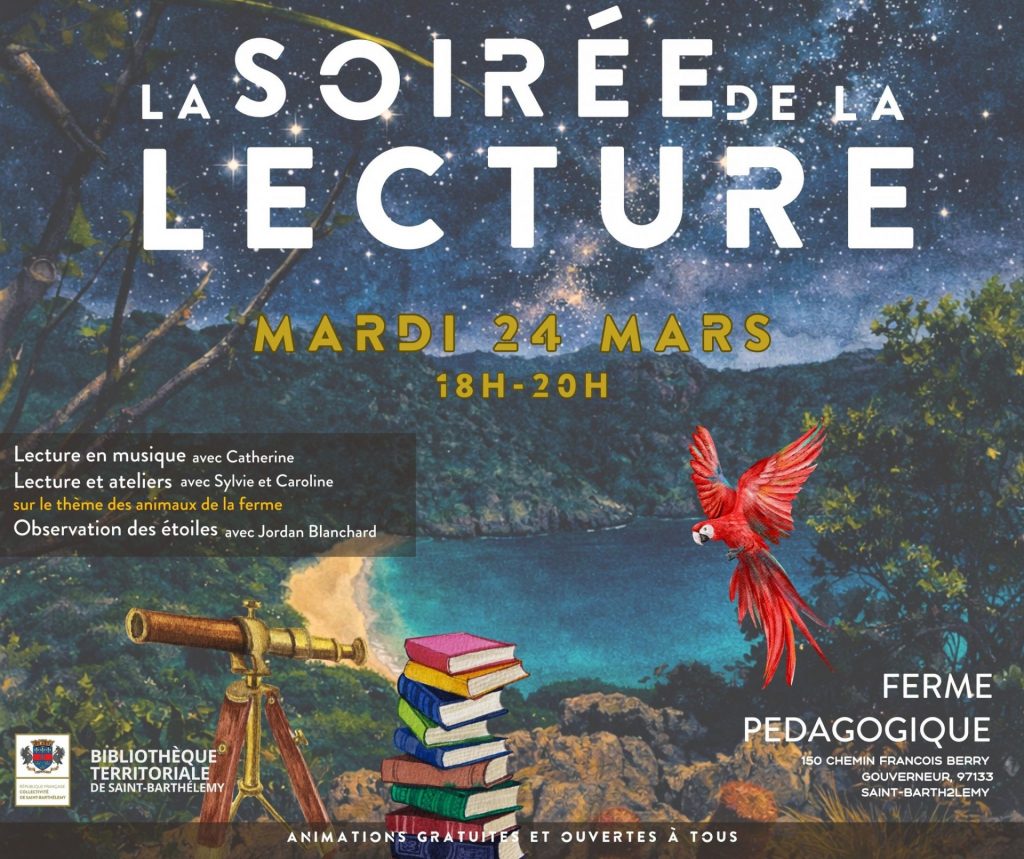 La Collectivité de Saint-Barthélemy célèbre la Soirée de la Lecture en Outre-mer