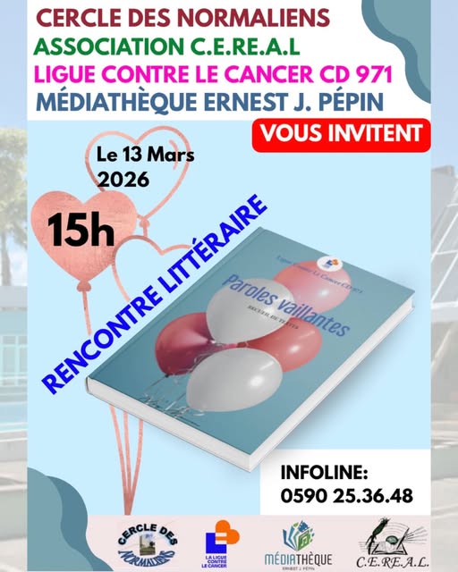 La Médiathèque de Lamentin en Guadeloupe célèbre les Paroles vaillantes en Outre-mer