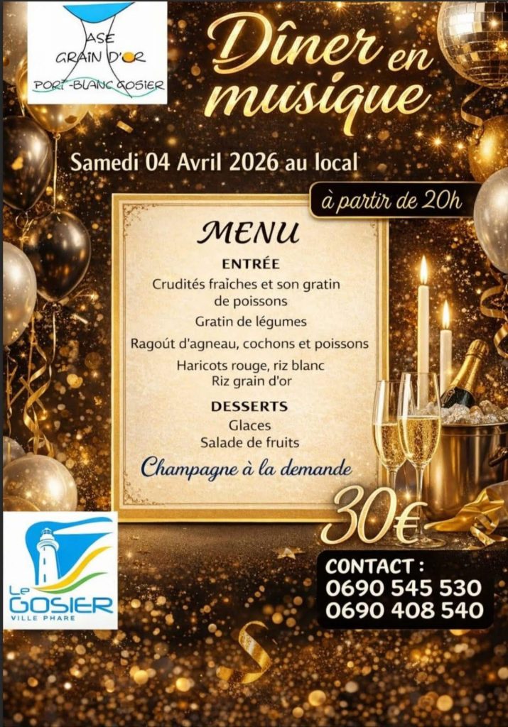 Soirée festive en Guadeloupe : La Ville du Gosier célèbre la gastronomie en Outre-mer