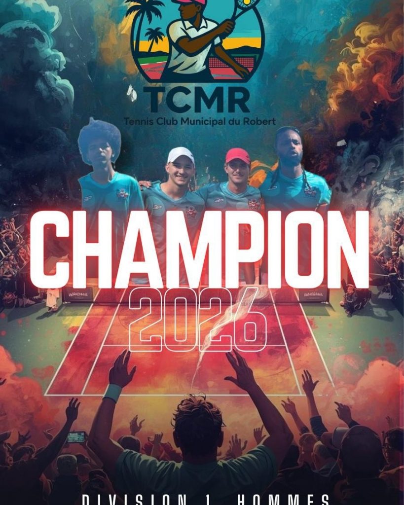 La Ville du Robert célèbre le Tennis Club Martiniquais champion en Martinique et en Outre-mer