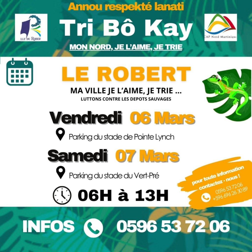 Environnement en Outre-mer : La Ville du Robert en Martinique lance l&rsquo;opération Tri Bo Kay