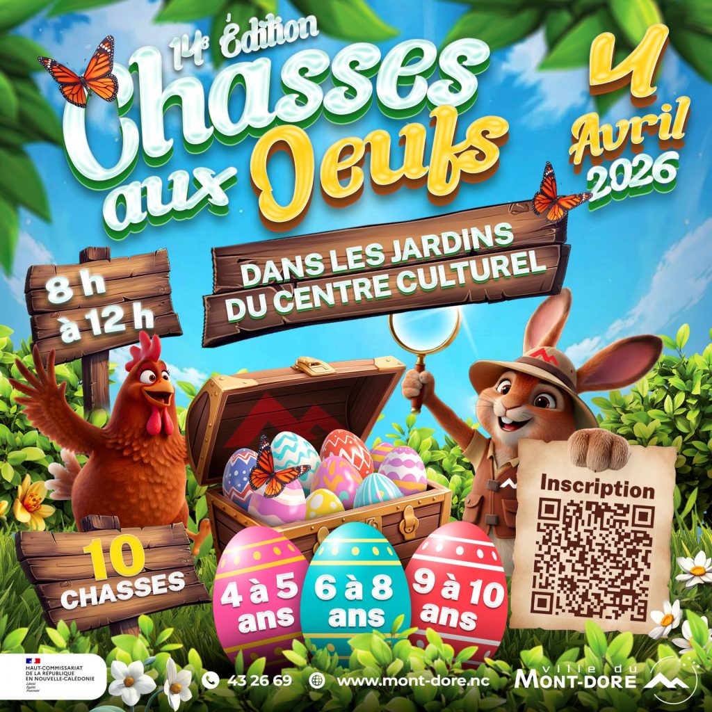 Ville du Mont-Dore : La grande chasse aux œufs revient en Nouvelle-Calédonie en Outre-mer