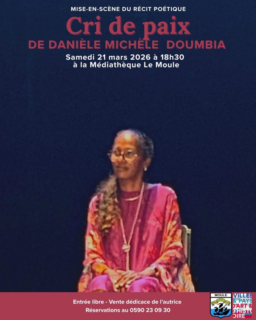 Ville du Moule : La poésie de Cri de paix s&rsquo;installe en Guadeloupe en Outre-mer