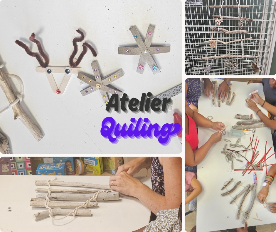 L’art du Quilling aux médiathèques de Saint-Paul à La Réunion en Outre-mer