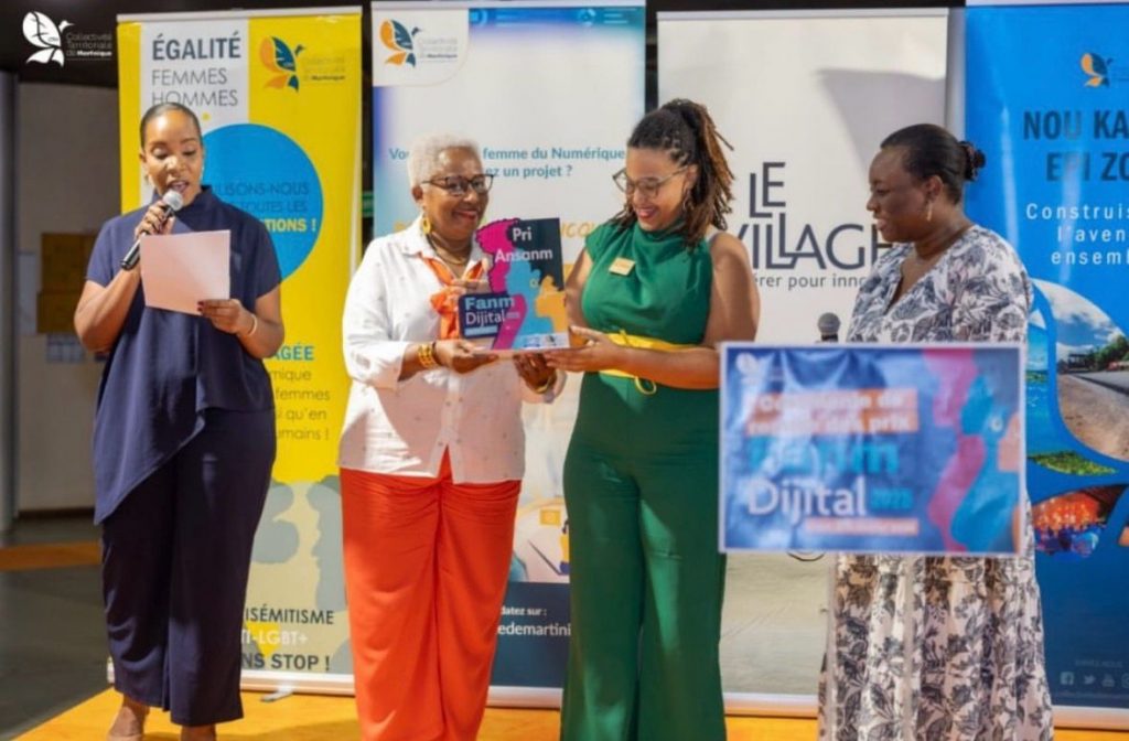 Laura Lameynardie sacrée au Prix Fanm Digital dans la Ville du Lamentin en Martinique : Un succès en Outre-mer