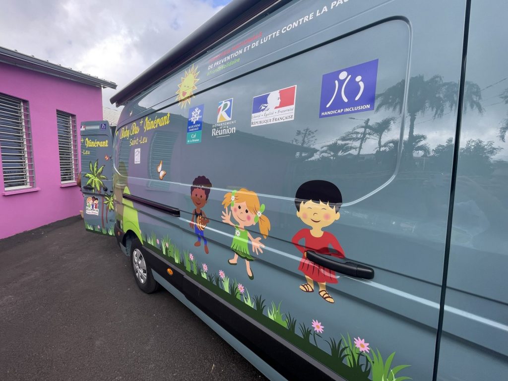 Le Baby Bus+ Itinérant s&rsquo;installe dans la Ville de Saint-Leu à La Réunion en Outre-mer