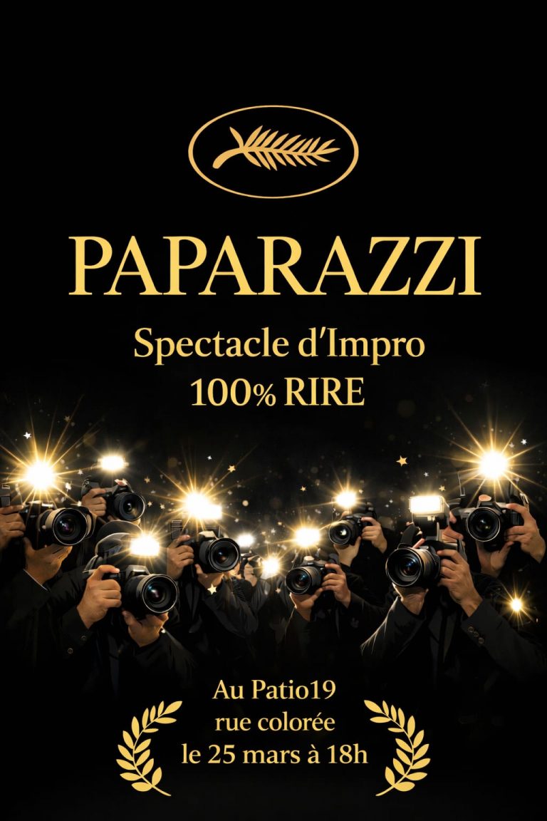 Réseau Théâtre Martinique : PAPARAZZI – Le spectacle où vos photos font le show au Patio19 en Outre-mer
