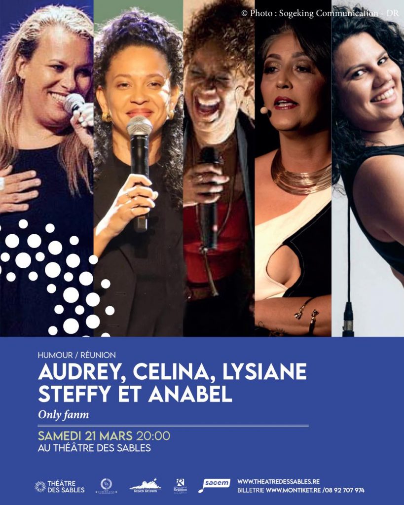 Plateau d&rsquo;Humour au Féminin à la Ville de L&rsquo;Étang-Salé : Rires et Talents de La Réunion en Outre-mer