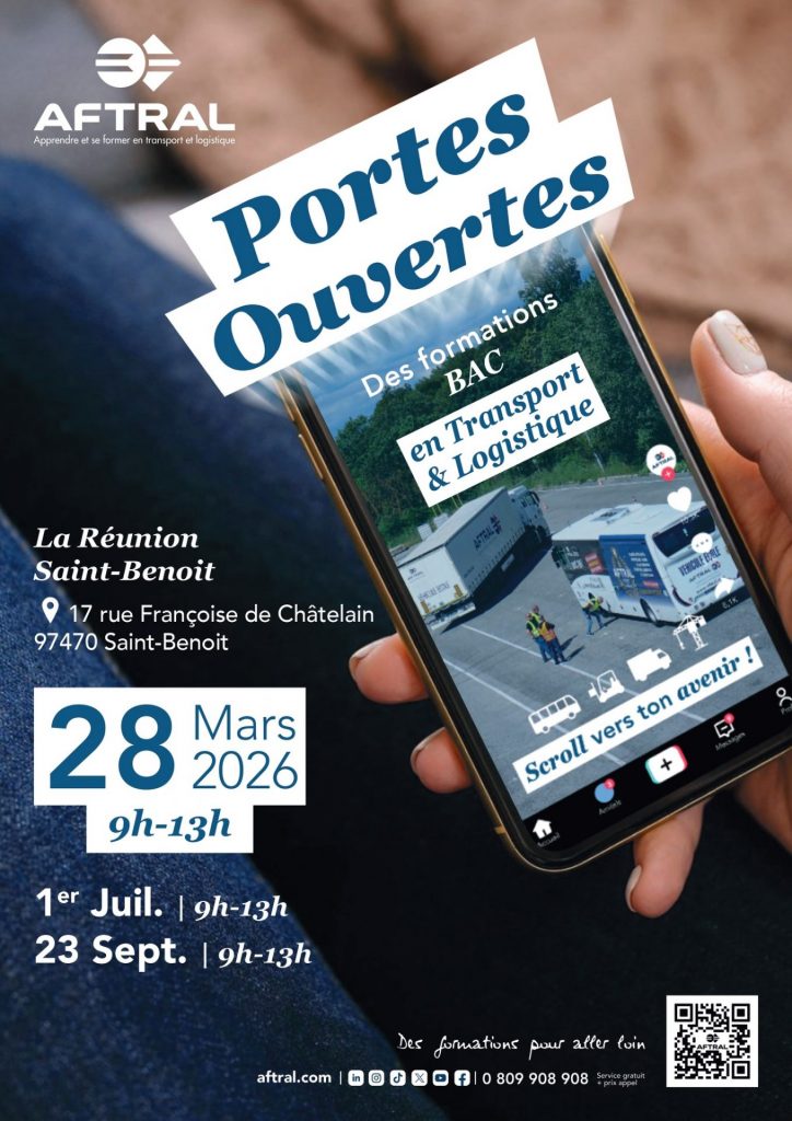 Portes Ouvertes AFTRAL et Info Jeunes Saint-Benoît : ton avenir à La Réunion en Outre-mer