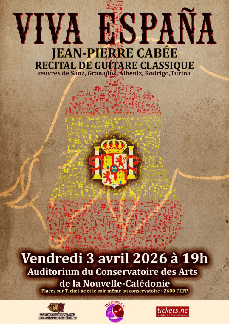 Récital de guitare au Conservatoire des Arts de la Nouvelle-Calédonie : l&rsquo;excellence de l&rsquo;Outre-mer
