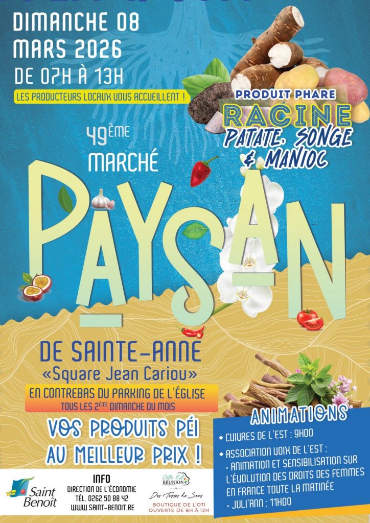 Ville de Saint-Benoît : Un week-end culturel et solidaire à La Réunion en Outre-mer