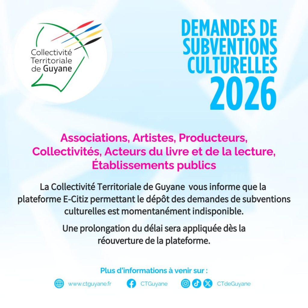 CTG Collectivité Territoriale de Guyane : Voyager en Outre-mer et gérer tes subventions en Guyane