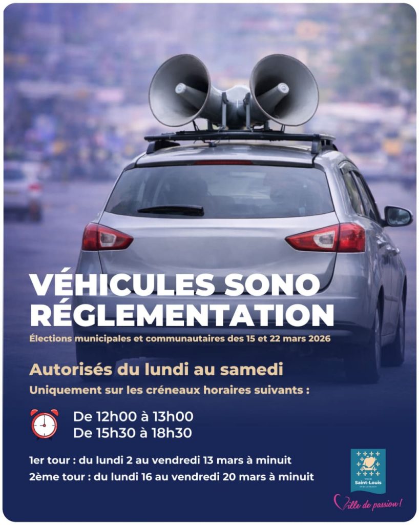 Élections en Outre-mer : règles pour les véhicules sonorisés à La Réunion