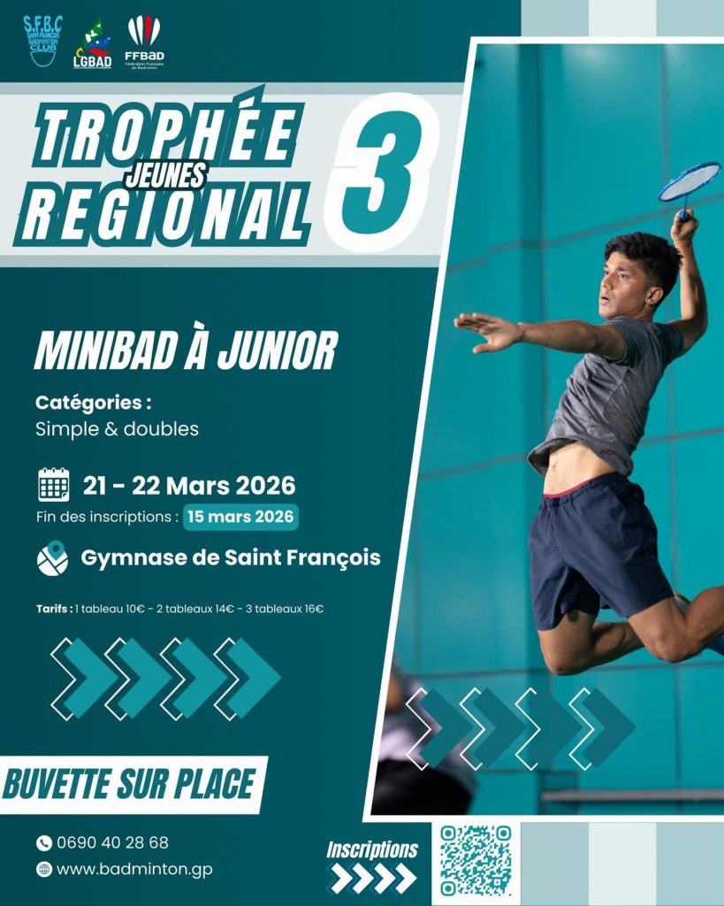 Sport en Outre-mer : tournoi régional de badminton en Guadeloupe