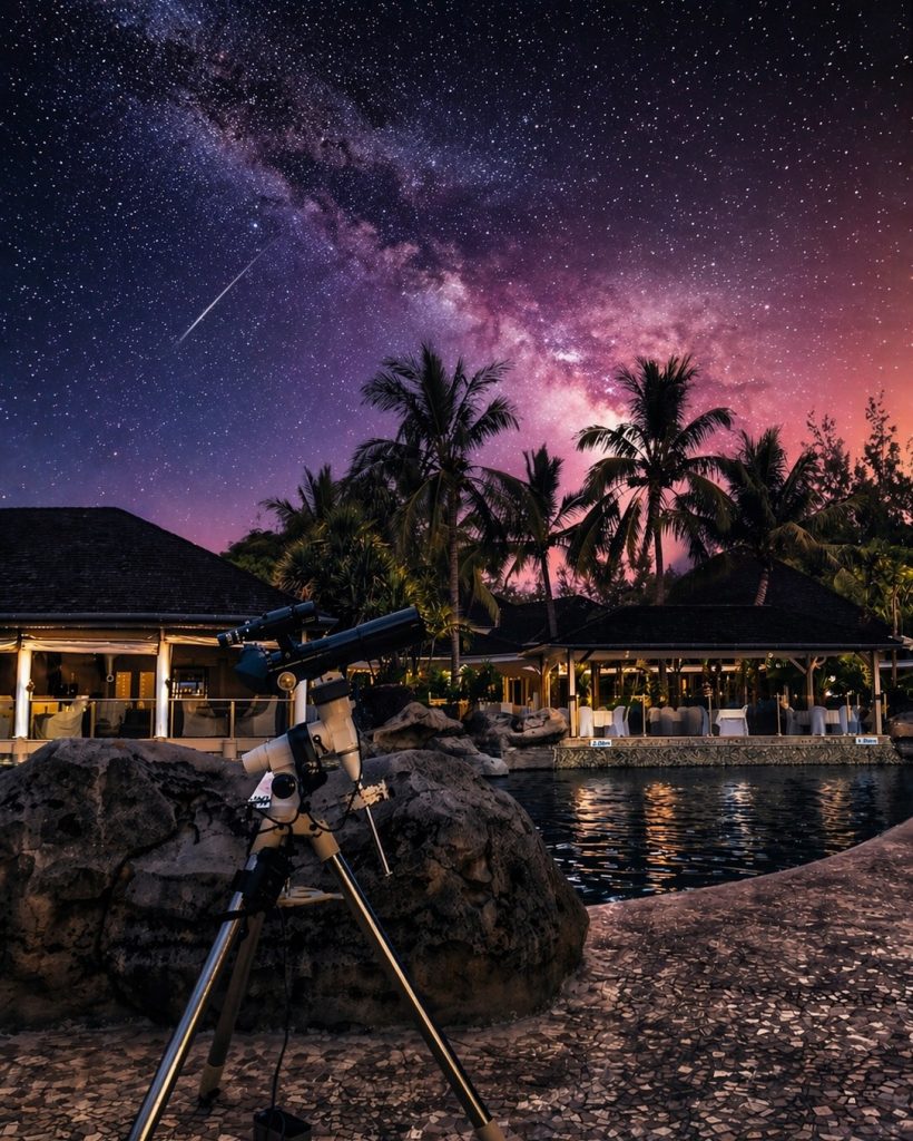 Observer le ciel de La Réunion au LUX* Saint Gilles avec Outre-mer Tourisme