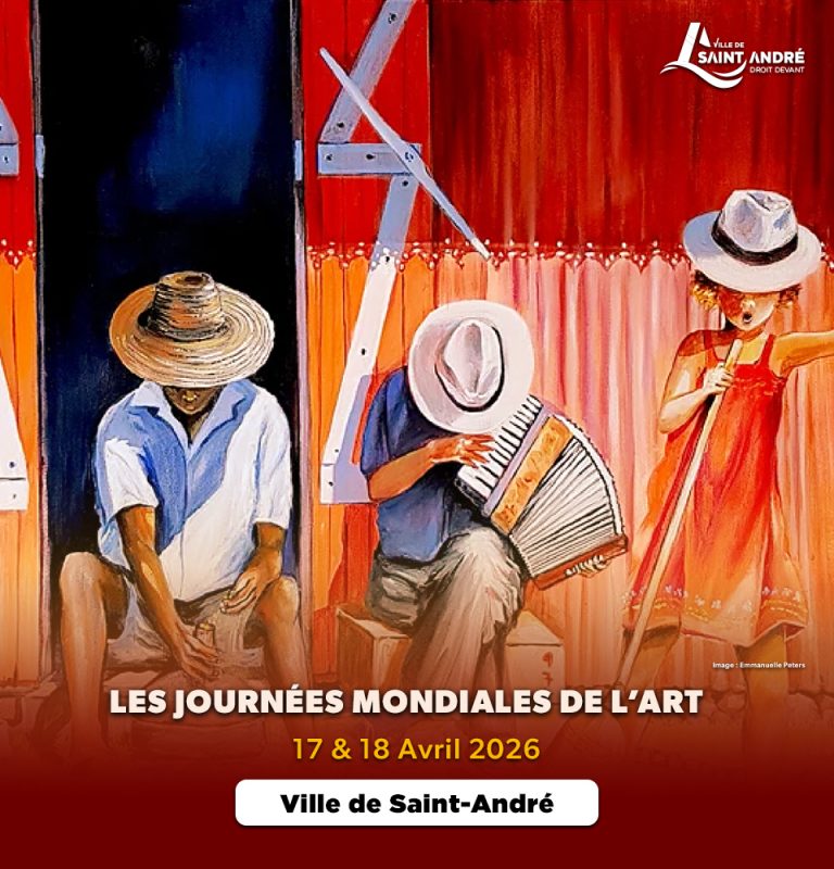 Célébrez les Journées Mondiales de l&rsquo;Art à la Ville de Saint-André à La Réunion, la perle de l&rsquo;Outre-mer