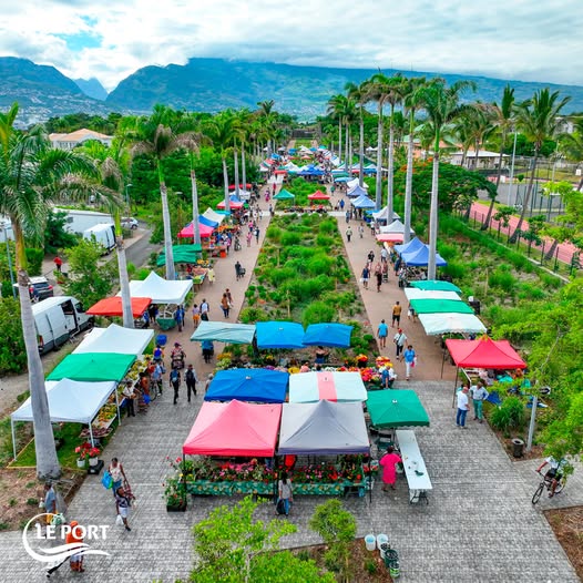 Ville du Port : Changement de dates pour le marché de l’Oasis à La Réunion, perle de l’Outre-mer
