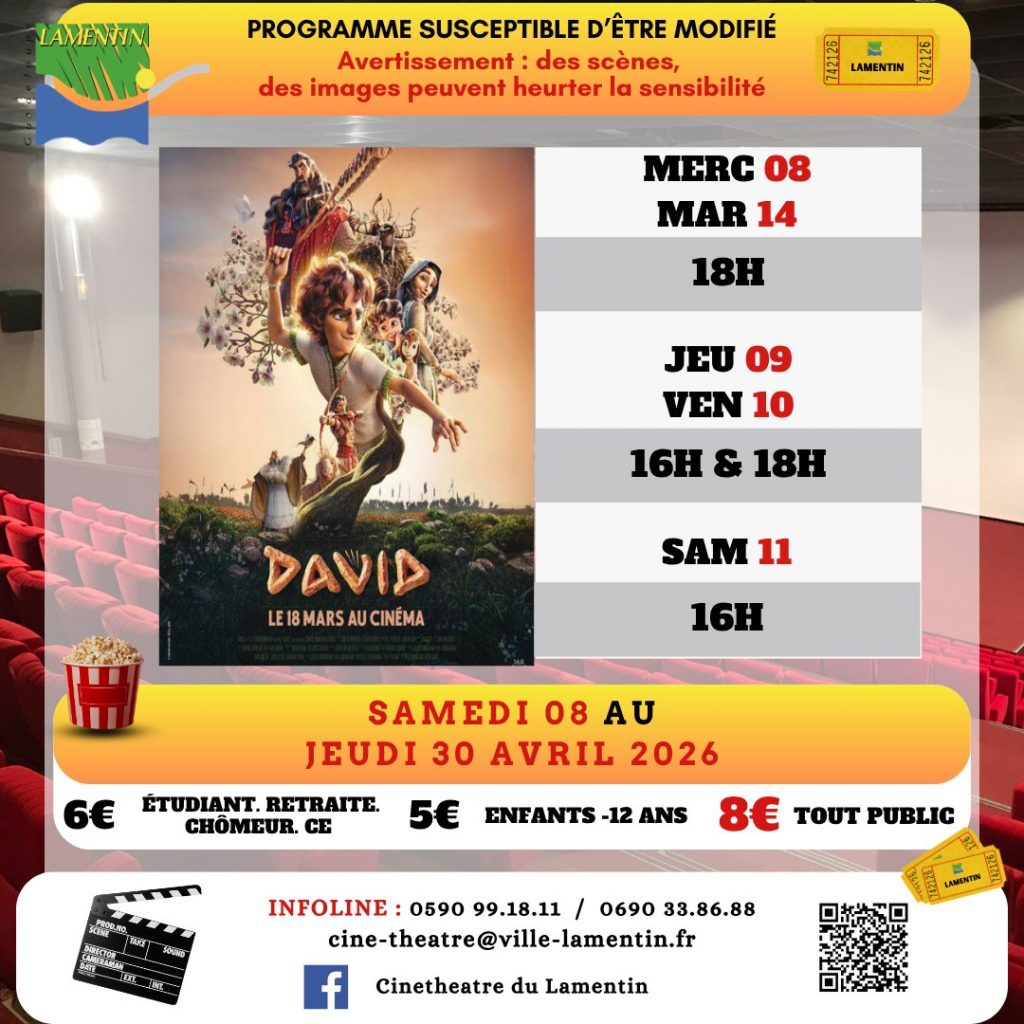 Cinéma en Outre-mer : Demandez le programme au Ciné-Théâtre de la Ville Lamentin Guadeloupe
