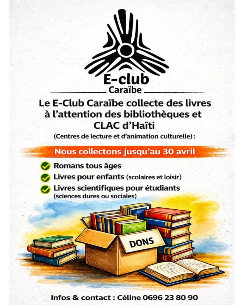 Don de livres en Martinique : Soutenez Haïti avec Tropiques Atrium Scène Nationale et l&rsquo;Outre-mer