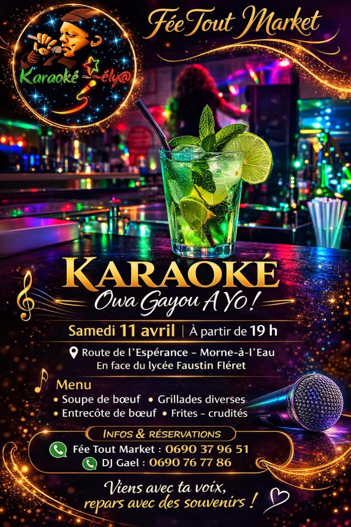 Karaoké Ély Lelion en Guadeloupe : l’événement incontournable de l’Outre-mer