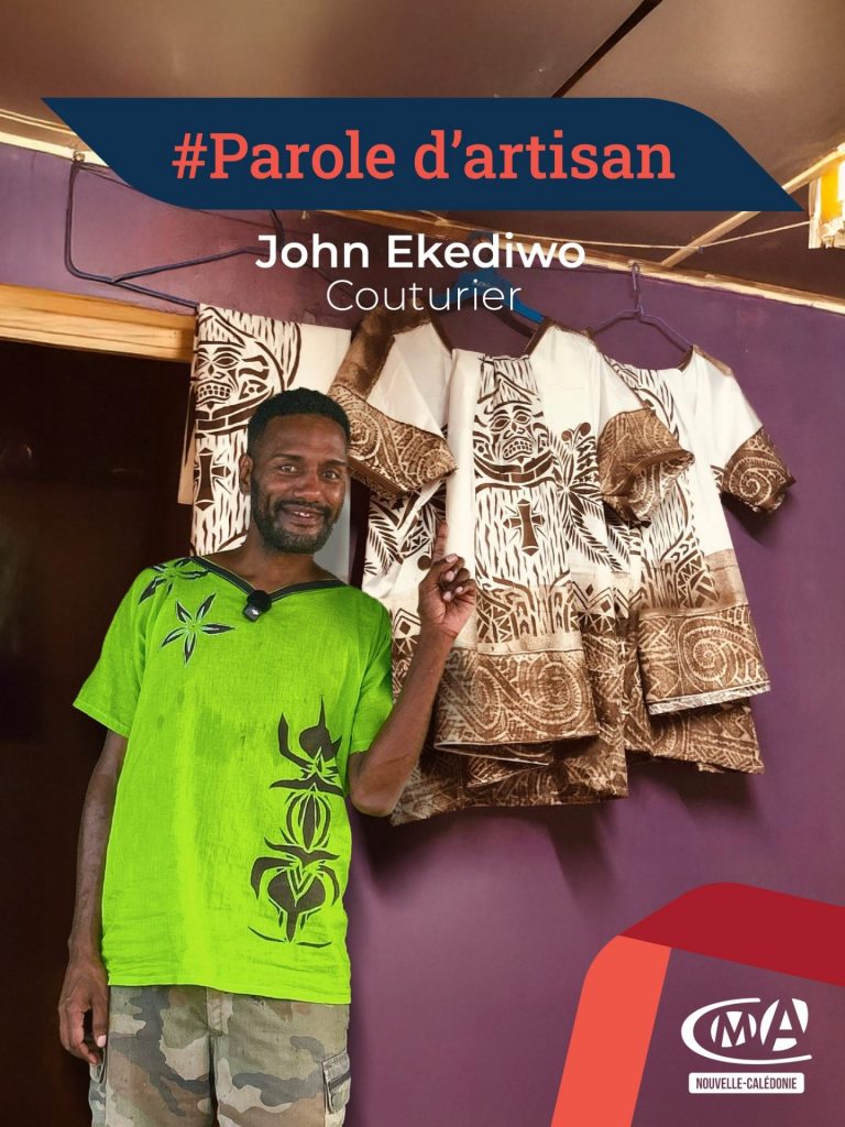L&rsquo;art de la couture en Nouvelle-Calédonie avec John Ekediwo et la Chambre de Métiers et de l&rsquo;Artisanat : un trésor d&rsquo;Outre-mer
