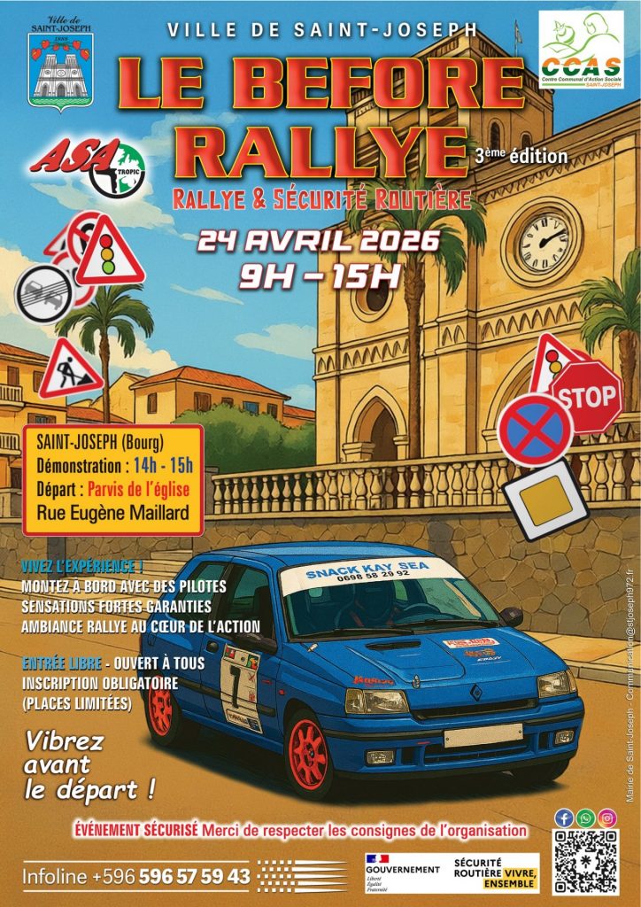 Le Before Rallye à la Ville de Saint-Joseph en Martinique : Un événement incontournable en Outre-mer