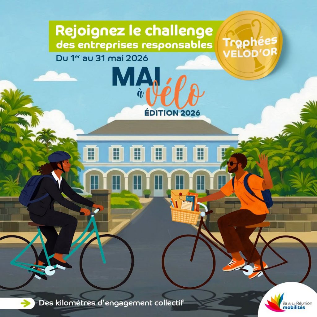 Mai à Vélo 2026 : Le Territoire de l&rsquo;Ouest et l&rsquo;île de La Réunion s&rsquo;engagent pour l&rsquo;Outre-mer