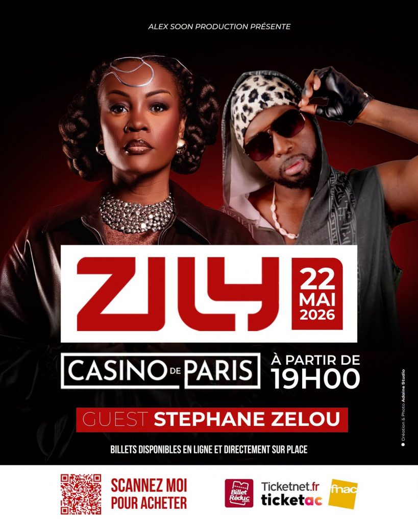 Zily au Casino de Paris le 22 mai 2026. Le concert événement qui fait vibrer l&rsquo;Outre-mer