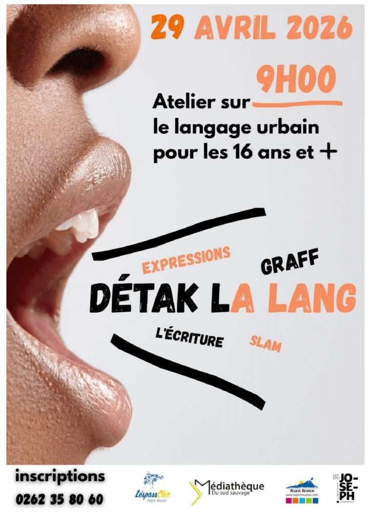 Le langage urbain à la Médiathèque du Sud Sauvage : une immersion culturelle en Outre-mer à La Réunion