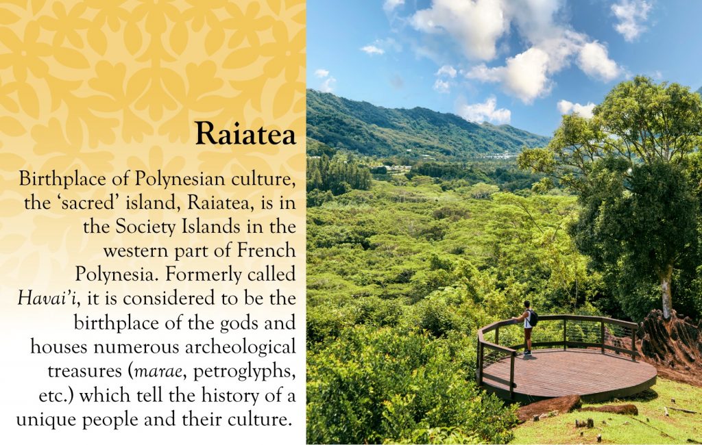Raiatea l&rsquo;île sacrée de Polynésie en Outre-mer avec Tahiti Tourisme