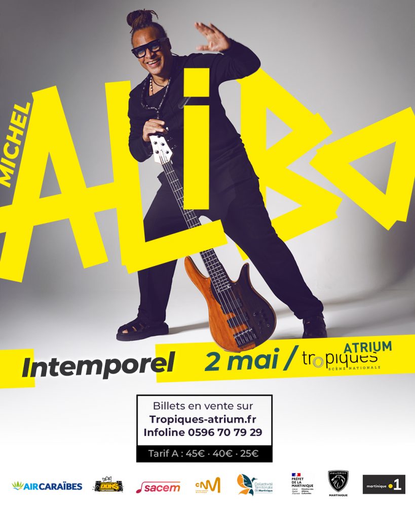 Michel Alibo à la Martinique : Un Concert Événement au Tropiques Atrium Scène Nationale en Outre-mer