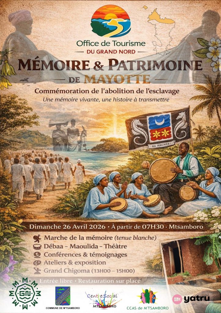 Mémoire de l&rsquo;Esclavage à Mayotte : Un Événement Majeur de l&rsquo;Outre-mer avec l&rsquo;Office de Tourisme du Grand Nord