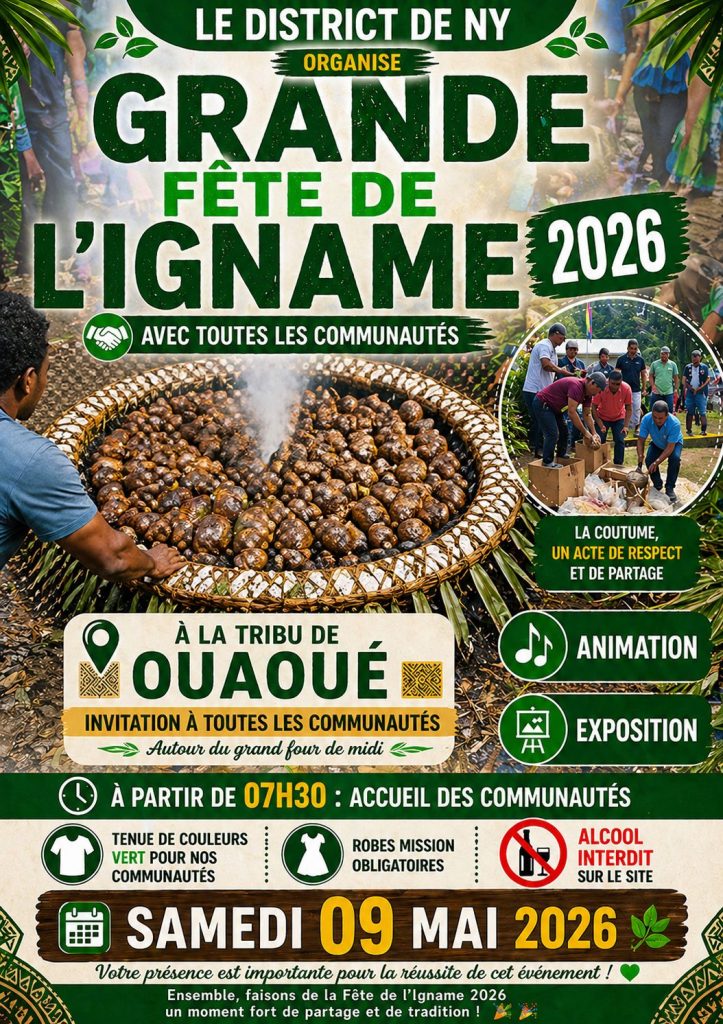 Fête de l&rsquo;igname au District de Ny – Bourail : Un rendez-vous culturel unique en Nouvelle-Calédonie, Outre-mer