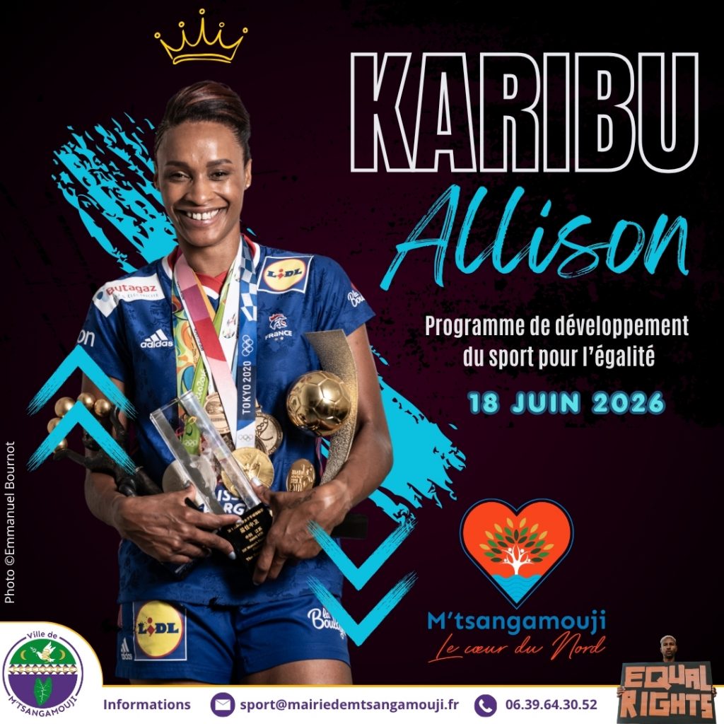 Allison Pineau à Mayotte : Une championne en Outre-mer pour booster la Commune de M&rsquo;tsangamouji